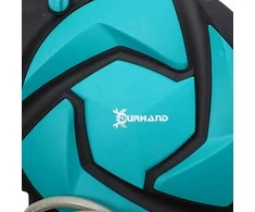 DURHAND sieninė žarnos ritė, 180° pasukama, su purkštuvu, apsauga nuo šalčio -5–45 °C, plastikinė, žalia + juoda, 10 m