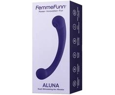 Femme Funn FEMMEFUNN ALUNA dvigubai stimuliuojantis vibratorius violetinis