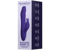 Femme Funn FEMMEFUNN BOOSTER RABBIT XL TAMSIAI VIOLETINĖ