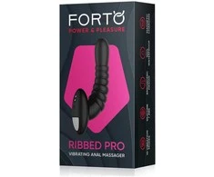 Dreamtoys FORTO Briaunotas Pro Vibracinis Masažuoklis Juodas
