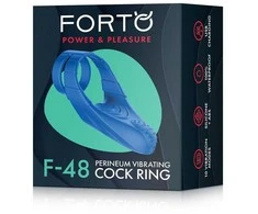 FORTO F-48 Vibrantis Perinėjo Dvigubas C-žiedas Mėlynas