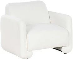 Fotelis Beliani Fotel SALAND, baltas