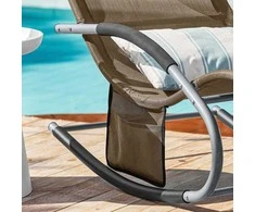 Sobuy Supamasis krėslas Lounge chair Lauko baldai Išbandyta 150 kg OGS28-BR