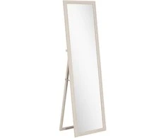 HOMCOM 160 x 50 cm Viso kūno veidrodis, universalus, stačiakampio dizaino su rėmeliu, baltas