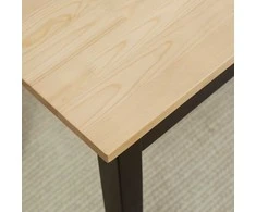 HOMCOM 2 vietų valgomojo suolas iki 220 kg, pušies mediena, natūralus, 102x36x45cm