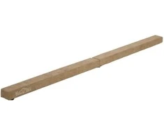 HOMCOM 210 cm Schwebebalken Turnbalken Indoor Outdoor Balance Beam Klappbarer Turnbalken Balancierbalken Balancierbalken bis 120 kg Braun