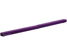HOMCOM 210 cm Schwebebalken Turnbalken Indoor Outdoor Balance Beam Klappbarer Turnbalken Balancierbalken Balancierbalken bis 120 kg Violett