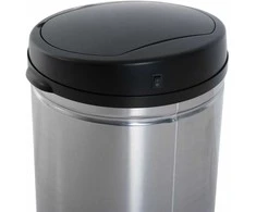 Homcom Automatinė jutiklinė šiukšlių dėžė IR, apvali, 30 l
