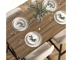 HOMCOM Baro stalas su baro kėdėmis, 5 dalių valgomojo rinkinys, virtuvės stalas, bistro stalas su 4 kėdėmis, baro stalo komplektas virtuvei, svetainei, plienas, smėlio spalvos, 120 x 60 x 91 cm