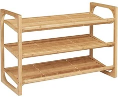 Homcom Batų lentyna su 3 lygiais 76 x 33 x 51 cm