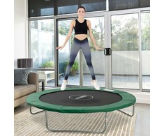 HOMCOM krašto danga, trampolino priedas, Ø 244 cm, atspari oro sąlygoms, PVC PE, žalia