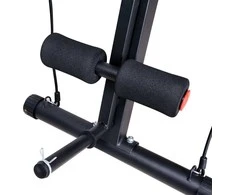 Homcom Daugiafunkcinis sporto suoliukas 120 kg - Juoda 54 x 160 x 106 cm