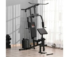 Homcom Daugiafunkcinis treniruoklis su svarmenimis 148 x 108 x 207 cm
