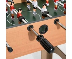 HOMCOM 4-in-1 universalus žaidimų stalas, daugiafunkcis stalas su stalo futbolu, oro rituliu, stalo tenisu, biliardu, 87x43x73 cm | Aosom