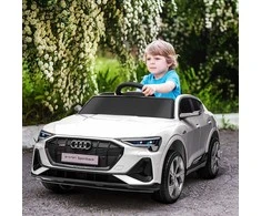 HOMCOM elektrinis automobilis vaikams su 3 greičio režimais, nuotolinio valdymo pultu, muzikos grotuvu (MP3/USB/TF), skirtas vaikams nuo 3 metų