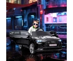 HOMCOM vaikiškas elektromobilis su nuotolinio valdymo pulteliu, saugos diržu, muzikos grotuvu (MP3/USB/TF), 3–5 metų vaikams