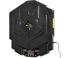 Homcom Elektroninė smiginio lenta Smiginio lenta su durelėmis ir 4 LED 216 žaidimų 12 strėlių iki 8 žaidėjų ABS + PP 49 x 54,6 x 5,5 cm