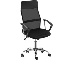 Homcom Ergonomiška biuro kėdė juodas tinklelis