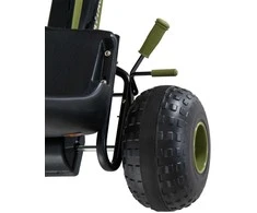 HOMCOM Go Kart vaikiškas pedalinis automobilis su rankiniu stabdžiu, nuo 3 metų, žalias, 99x65x56cm