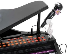 Homcom Taburetė, muzikos instrumentas vaikams, juoda