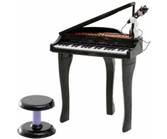Homcom Kėdutė, muzikos instrumentas vaikams, juoda