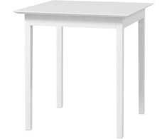 Homcom Kvadratinis valgomojo stalas 2 asmenims, medinis svetainės stalas 75 x 75 x 76 cm