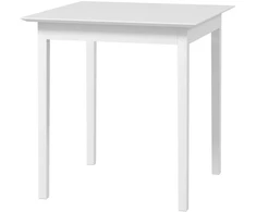 Homcom Kvadratinis valgomojo stalas 2 asmenims, medinis svetainės stalas 75 x 75 x 76 cm