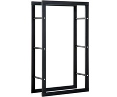 HOMCOM Malkų laikiklis stovas 100 kg - Juodas L60 x W25 x H100 cm