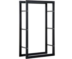 HOMCOM Malkų laikiklis stovas 100 kg - Juodas L60 x W25 x H100 cm