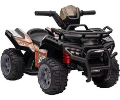 Homcom Mini elektrinis keturratis ATV LED priekinis žibintas 18-36 mėnesių vaikams 70 x 42 x 45 cm