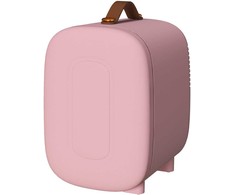 HOMCOM Mini šaldytuvas grožio šaldytuvas, 4 L talpa, 20,3 x 26,3 x 28 cm, rožinis