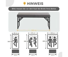 Homcom Minkštas aksomo išvaizdos suoliukas Suoliukas, lovos suoliukas, makiažo suoliukas, prieškambario suoliukas svetainei, miegamajam, tamsiai pilkas, 115 x 46 x 49 cm