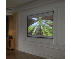Projektorius HOMCOM Projektoriaus ekranas 203 x 152 cm 100 colių 4:3/ 16:9 rankinis projektoriaus ekranas namų kinui