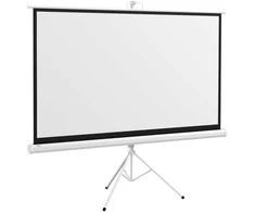 HOMCOM projektoriaus ekranas su stovu 186 x 105 cm 84 colių 16:9 HD 4K ritininis ekranas