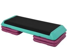 Homcom Reguliuojamo aukščio aerobikos laiptelis steperis 10cm/15cm/20cm 110 x 40 x 20 cm