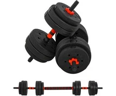 "HOMCOM" reguliuojamų hantelių rinkinys 25 kg