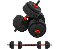 "HOMCOM" reguliuojamų hantelių rinkinys 25 kg