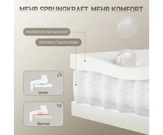 HOMCOM Ritininis biuro krėslas su aukso detalėmis, kompiuterio kėdė su metaliniu pagrindu, aksomo imitacijos audinio apmušalas, kreminės baltos spalvos