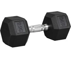 Homcom Šešiakampis gumuotas svarmuo 1 x 12,5 KG
