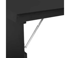 HOMCOM Sieninis sulankstomas rašomasis stalas Kompiuterinis stalas su lenta 60x94.5x147cm