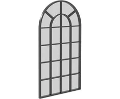 Homcom Sieninis veidrodis 110 x 62 cm su metaliniu rėmu