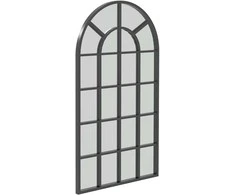 Homcom Sieninis veidrodis 110 x 62 cm su metaliniu rėmu
