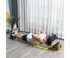 Homcom Sissy Squat pritūpimų treniruoklis, kojų treniruoklis, pilvo sėdmenų treniruoklis, 3 in 1 treniruoklis 50 x 97 x (44,5-56,5) cm