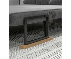 HOMCOM sofa lova su patalynės dėže, sofa su miegojimo funkcija, aksominės išvaizdos sofa su nugaros pagalvėlėmis, tamsiai pilka, 102 x 73 x 81 cm