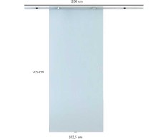 HOMCOM Stumdomos stiklinės durys Stumdomos stiklinės durys, matinis stiklas, 775/900/1025x2050 mm
