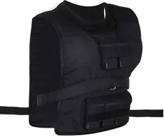 HOMCOM treniruočių liemenė 30 kg svorio liemenė, skirta jėgos treniruotėms, reguliuojama, Oksfordas + geležis, juoda, 36x52cm