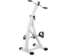 HOMCOM Treniruoklis senjorams, plieno, baltas, 40x42.5x100cm