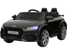 HOMCOM vaikiškas elektrinis automobilis 12V vaikiškas automobilis su 2.4G nuotolinio valdymo pulteliu, muzikinis, elektrinis automobilis su šviesomis, USB/MP3 jungtimi, atbulinės eigos funkcija, iki 3 km/val., skirtas 3-5 metų vaikams, juodas