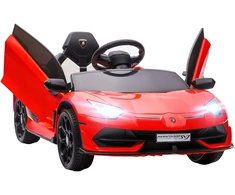 HOMCOM vaikiškas elektromobilis 12V, su 2,4G nuotolinio valdymo pulteliu, MP3 grotuvu, garso signalu, šviesomis, 3–5 metų vaikams
