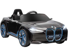 HOMCOM vaikų elektrinio automobilio nuotolinio valdymo žibintai MP3 grotuvas 3-5 km/val